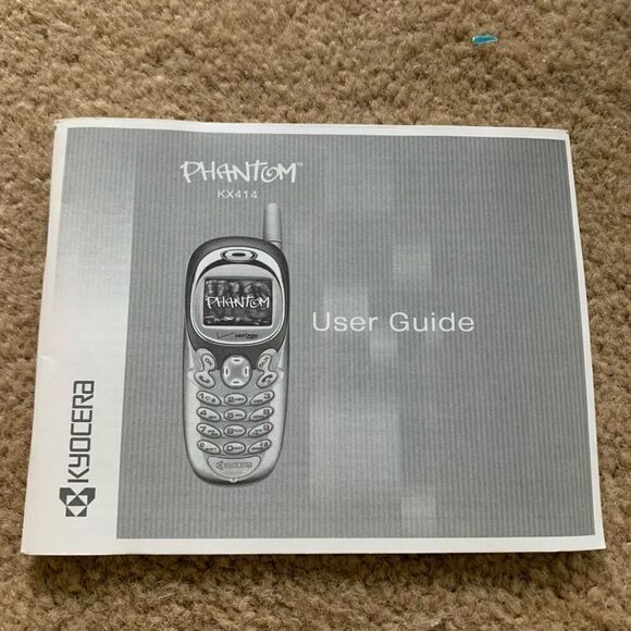 Kyocera Phantom KX414 User Guide English - Picture 1 of 3